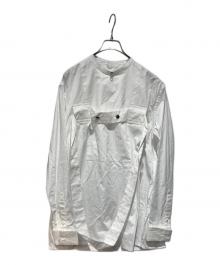 TAKAHIROMIYASHITA TheSoloIst.（タカヒロミヤシタ ザソロイスト）の古着「band collar strapped medical shirt」｜ホワイト