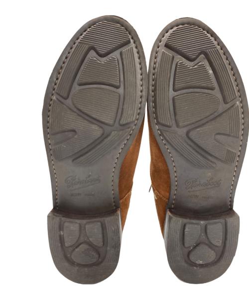 PARABOOT（パラブーツ）PARABOOT (パラブーツ) スウェードドレスシューズ ブラウン サイズ:7 1/2の古着・服飾アイテム