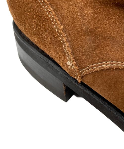 PARABOOT（パラブーツ）PARABOOT (パラブーツ) スウェードドレスシューズ ブラウン サイズ:7 1/2の古着・服飾アイテム