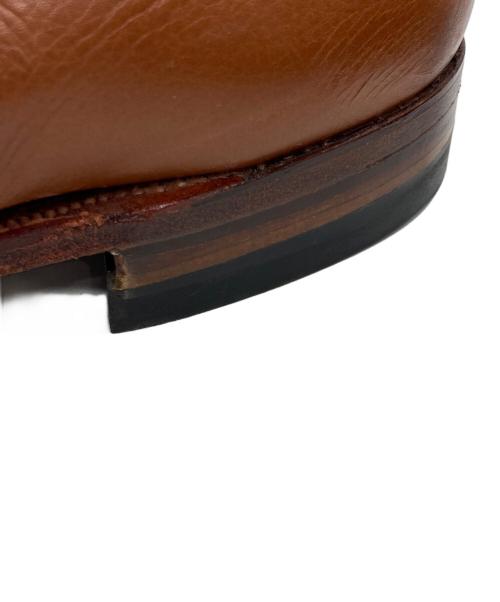 Alden（オールデン）ALDEN (オールデン) パンチドキャップトゥシューズ ブラウン サイズ: 9 Dの古着・服飾アイテム