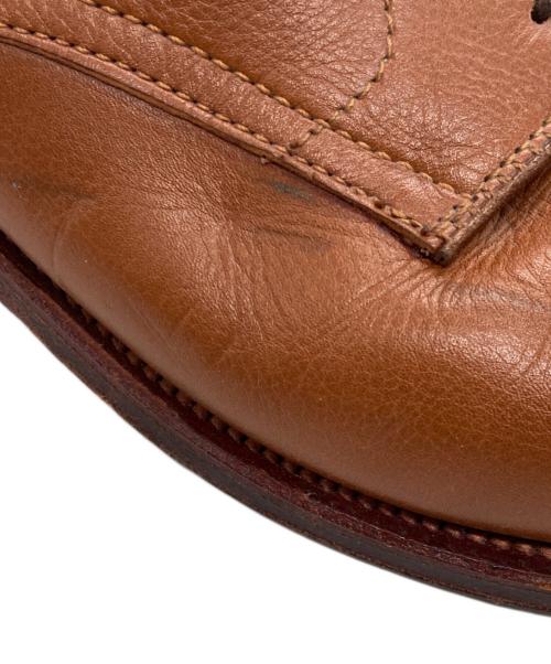 Alden（オールデン）ALDEN (オールデン) パンチドキャップトゥシューズ ブラウン サイズ: 9 Dの古着・服飾アイテム