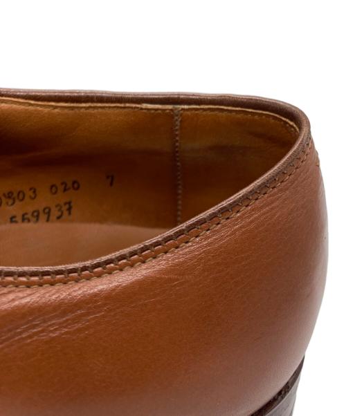 Alden（オールデン）ALDEN (オールデン) パンチドキャップトゥシューズ ブラウン サイズ: 9 Dの古着・服飾アイテム