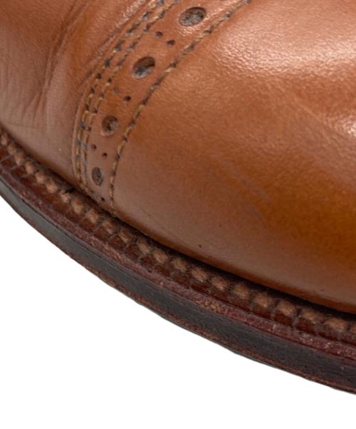 Alden（オールデン）ALDEN (オールデン) パンチドキャップトゥシューズ ブラウン サイズ: 9 Dの古着・服飾アイテム