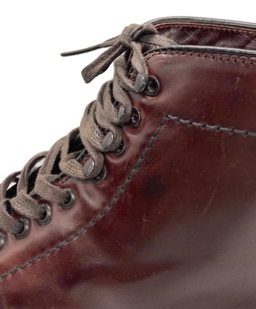 Alden（オールデン）ALDEN (オールデン) パンチドキャップブーツ バーガンディー サイズ:8 1/ Dの古着・服飾アイテム