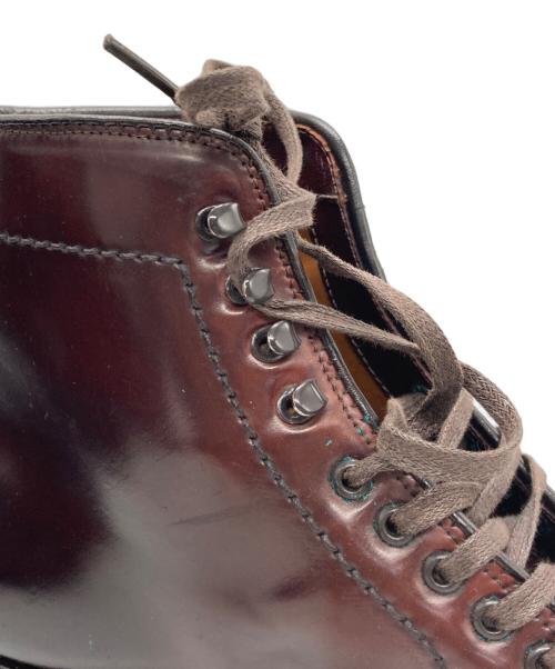 Alden（オールデン）ALDEN (オールデン) パンチドキャップブーツ バーガンディー サイズ:8 1/ Dの古着・服飾アイテム