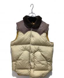 RockyMountainFeatherBed×ANATOMICA（ロッキーマウンテンフェザーベッド×アナトミカ）の古着「CHRISTY FOR VEST」｜ベージュ