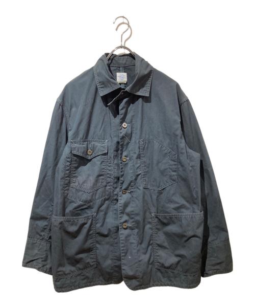 POST O'ALLS（ポストオーバーオールズ）POST O'ALLS (ポストオーバーオールズ) カバーオール ブラック サイズ:Mの古着・服飾アイテム