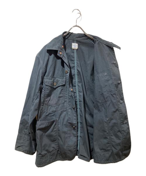 POST O'ALLS（ポストオーバーオールズ）POST O'ALLS (ポストオーバーオールズ) カバーオール ブラック サイズ:Mの古着・服飾アイテム