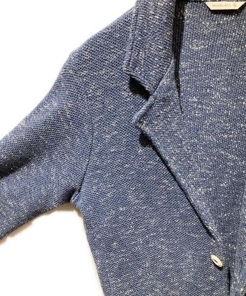 MANUEL RITZ（マニュエル・リッツ）MANUEL RITZ (マニュエル・リッツ) ニットジャケット ネイビー サイズ:XLの古着・服飾アイテム