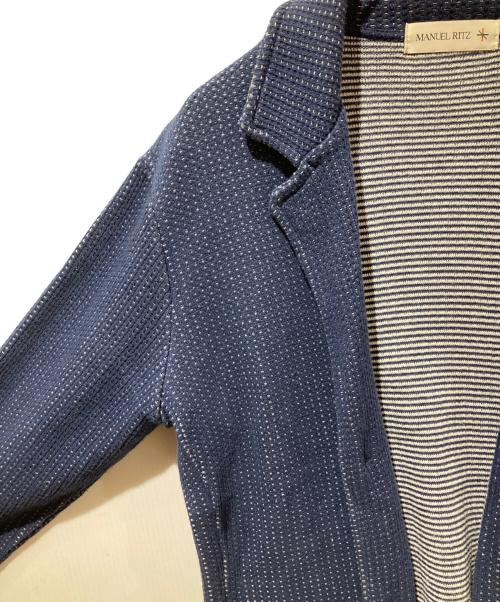 MANUEL RITZ（マニュエル・リッツ）MANUEL RITZ (マニュエル・リッツ) テーラードジャケット ネイビー サイズ:Lの古着・服飾アイテム