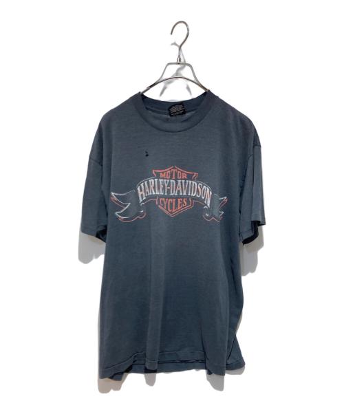 HARLEY-DAVIDSON（ハーレーダビッドソン）HARLEY-DAVIDSON (ハーレーダビッドソン) 80’s プリントTシャツ ブラック サイズ:XXXLの古着・服飾アイテム