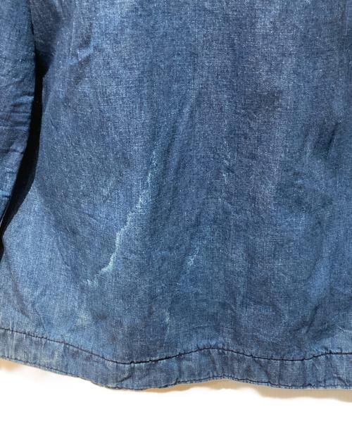 Sears（シアーズ）Sears (シアーズ) 襟コーズ 裏ブランケットライナー デニムカバーオール インディゴ サイズ:XLの古着・服飾アイテム