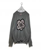KENZOケンゾー）の古着「Boke Flower Knit」｜グレー