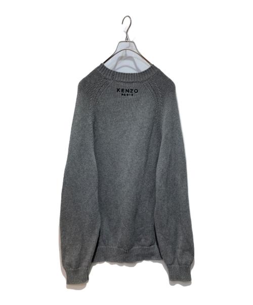 KENZO（ケンゾー）KENZO (ケンゾー) Boke Flower Knit グレー サイズ:Mの古着・服飾アイテム