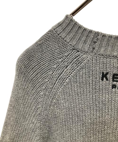 KENZO（ケンゾー）KENZO (ケンゾー) Boke Flower Knit グレー サイズ:Mの古着・服飾アイテム