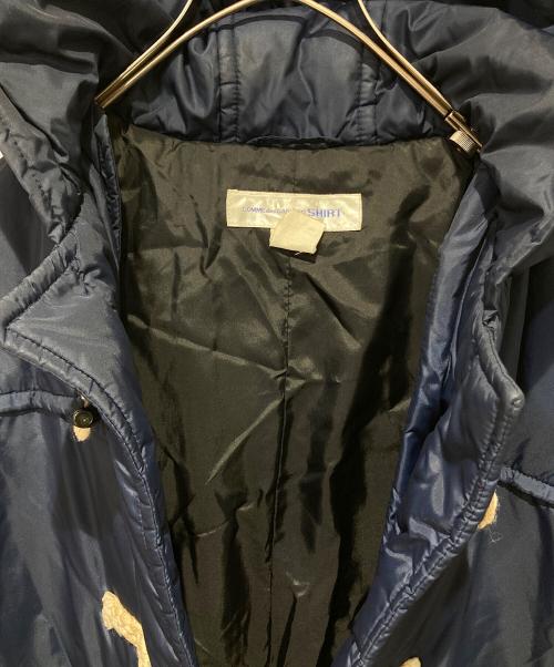COMME des GARCONS SHIRT（コムデギャルソンシャツ）COMME des GARCONS SHIRT (コムデギャルソンシャツ) 中綿ダッフルコート ネイビー サイズ:Mの古着・服飾アイテム