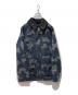 Barbour（バブアー）の古着「SL BEDALE CAMO」｜ネイビー×ブラック