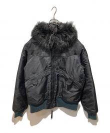 MAHARISHI（マハリシ）の古着「ボアフライトジャケット」｜ブラック