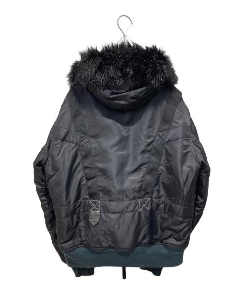 MAHARISHI（マハリシ）MAHARISHI (マハリシ) ボアフライトジャケット ブラック サイズ:Sの古着・服飾アイテム