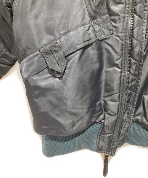 MAHARISHI（マハリシ）MAHARISHI (マハリシ) ボアフライトジャケット ブラック サイズ:Sの古着・服飾アイテム