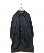 BURBERRY BLACK LABELバーバリーブラックレーベル）の古着「ステンカラーコート」｜ブラック