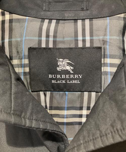 BURBERRY BLACK LABEL（バーバリーブラックレーベル）BURBERRY BLACK LABEL (バーバリーブラックレーベル) ステンカラーコート ブラック サイズ:不明の古着・服飾アイテム