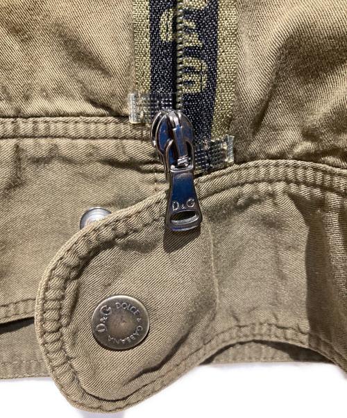 DOLCE & GABBANA（ドルチェ＆ガッバーナ）DOLCE & GABBANA (ドルチェ＆ガッバーナ) ミリタリージャケット カーキ サイズ:36の古着・服飾アイテム