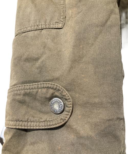 DOLCE & GABBANA（ドルチェ＆ガッバーナ）DOLCE & GABBANA (ドルチェ＆ガッバーナ) ミリタリージャケット カーキ サイズ:36の古着・服飾アイテム