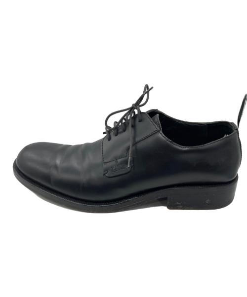 GUCCI（グッチ）GUCCI (グッチ) レザーシューズ ブラック サイズ:SIZE 43 1/2の古着・服飾アイテム