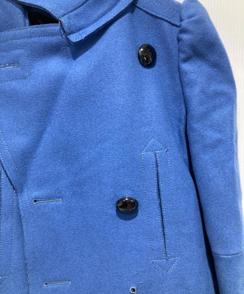 MIU MIU（ミュウミュウ）MIU MIU (ミュウミュウ) ダブルブレスコート ブルー サイズ:36の古着・服飾アイテム