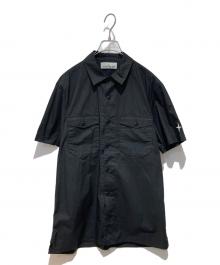 STONE ISLAND（ストーンアイランド）の古着「半袖シャツ」｜ブラック