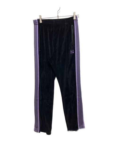 Needles（ニードルズ）Needles (ニードルズ) Narrow Track Pant - C/PE Velour ブラック サイズ:Sの古着・服飾アイテム