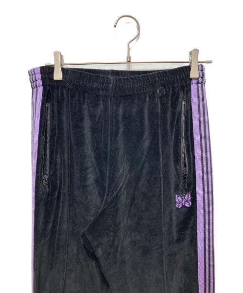 Needles（ニードルズ）Needles (ニードルズ) Narrow Track Pant - C/PE Velour ブラック サイズ:Sの古着・服飾アイテム
