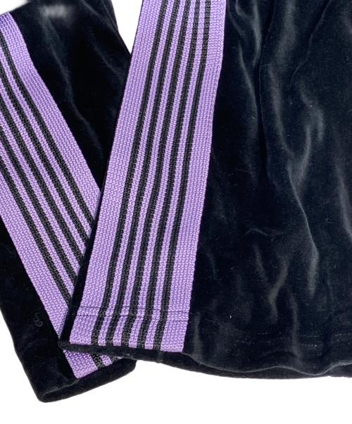Needles（ニードルズ）Needles (ニードルズ) Narrow Track Pant - C/PE Velour ブラック サイズ:Sの古着・服飾アイテム