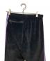 中古・古着 Needles (ニードルズ) Narrow Track Pant - C/PE Velour ブラック サイズ:S：12000円