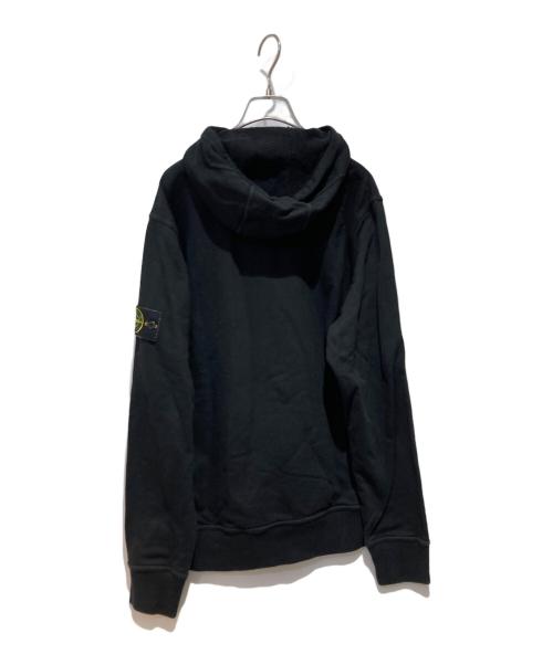 STONE ISLAND（ストーンアイランド）STONE ISLAND (ストーンアイランド) Asymmetric Half Zip ブラック サイズ:Mの古着・服飾アイテム