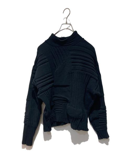 IM MEN（アイム メン）IM MEN (アイム メン) DEKOBOKO KNIT ブラック サイズ:3の古着・服飾アイテム