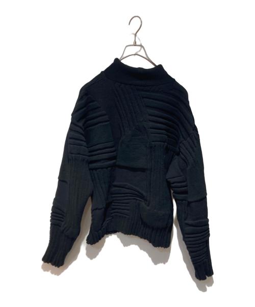 IM MEN（アイム メン）IM MEN (アイム メン) DEKOBOKO KNIT ブラック サイズ:3の古着・服飾アイテム
