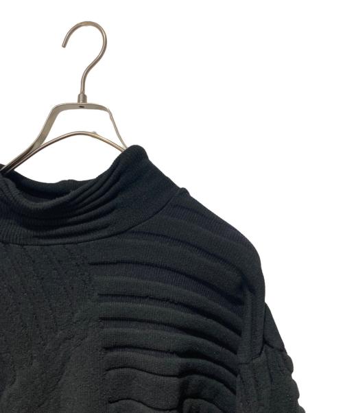 IM MEN（アイム メン）IM MEN (アイム メン) DEKOBOKO KNIT ブラック サイズ:3の古着・服飾アイテム