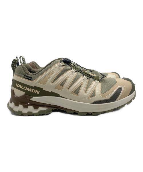 SALOMON（サロモン）SALOMON (サロモン) XA PRO 3D V9 ベージュ×グリーン サイズ:30cmの古着・服飾アイテム