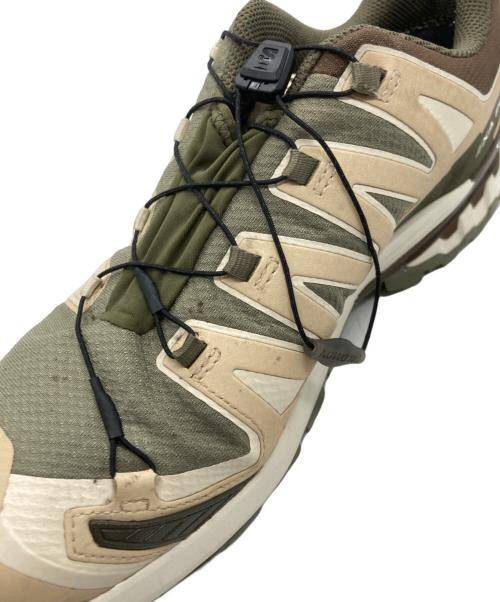 SALOMON（サロモン）SALOMON (サロモン) XA PRO 3D V9 ベージュ×グリーン サイズ:30cmの古着・服飾アイテム