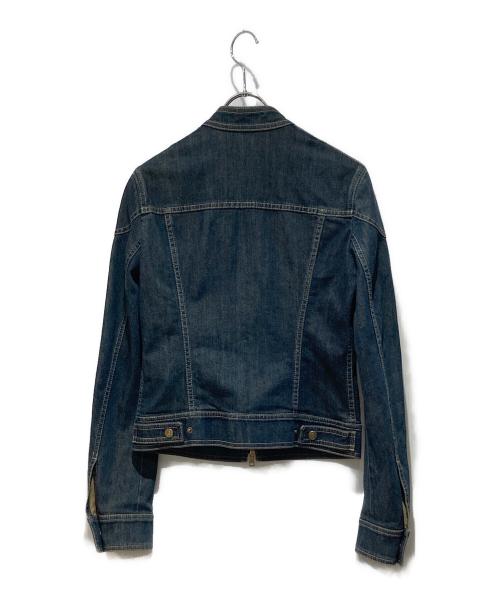 GUCCI（グッチ）GUCCI (グッチ) シェリーラインデニムジャケット インディゴ サイズ:SIZE 38の古着・服飾アイテム