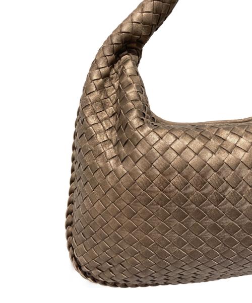 BOTTEGA VENETA（ボッテガベネタ）BOTTEGA VENETA (ボッテガベネタ) ホーボーバッグ ベージュの古着・服飾アイテム