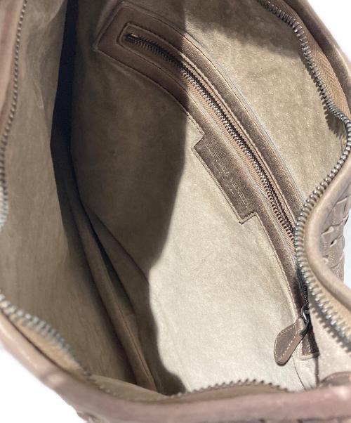 BOTTEGA VENETA（ボッテガベネタ）BOTTEGA VENETA (ボッテガベネタ) ホーボーバッグ ベージュの古着・服飾アイテム