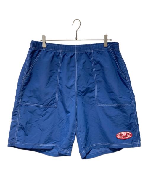 SUPREME（シュプリーム）Supreme (シュプリーム) 23ss Nylon Painter Short ブルー×ホワイト サイズ:XLの古着・服飾アイテム