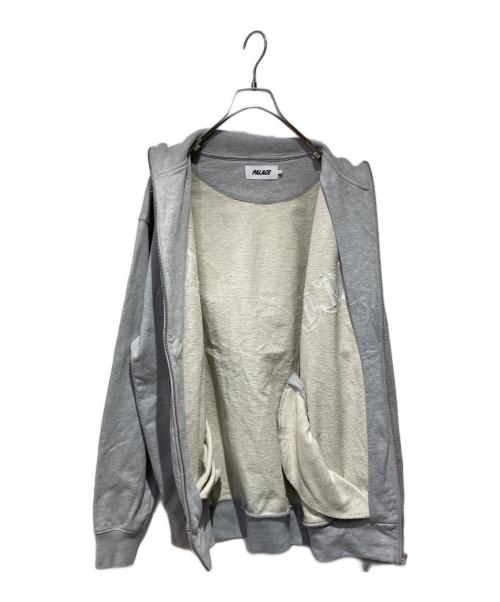 PALACE（パレス）PALACE (パレス) ESTABLISHED ZIP FUNNEL グレー サイズ:Ｌの古着・服飾アイテム