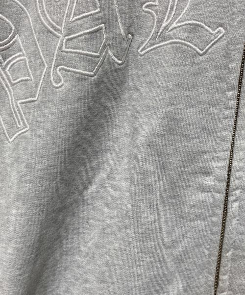 PALACE（パレス）PALACE (パレス) ESTABLISHED ZIP FUNNEL グレー サイズ:Ｌの古着・服飾アイテム