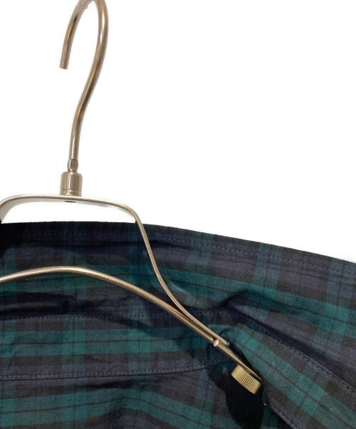 BEAMS（ビームス）BEAMS (ビームス) SSZ (エスエスズィー) CUT CHECK SHIRT グリーン サイズ:XLの古着・服飾アイテム
