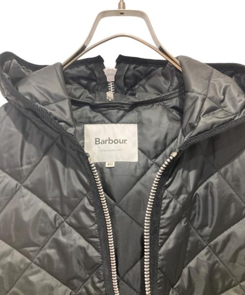 Barbour（バブアー）Barbour (バブアー) キルティングフーデットベスト ブラック サイズ:40の古着・服飾アイテム