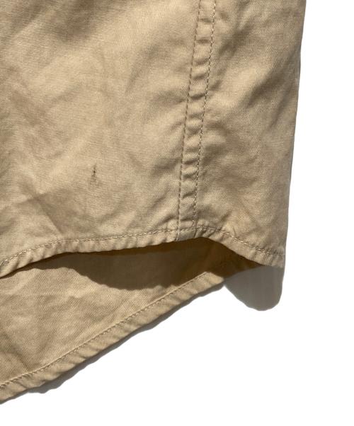 AURALEE（オーラリー）AURALEE (オーラリー) WASHED FINX TWILL BIG HALF SLEEVED SHIRTS ベージュ サイズ:4の古着・服飾アイテム